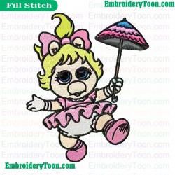 Muppet Babies Embroidery Design 05