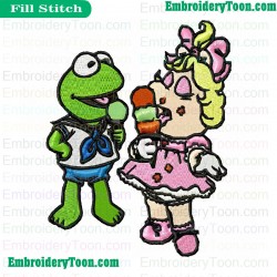 Muppet Babies Embroidery Design 08