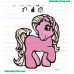 My Little Pony Embroidery Design 06