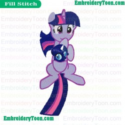 My Little Pony Pouch Embroidery Design