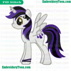 My Little Pony Self Embroidery Design