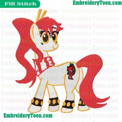 My Little Pony Yoko Embroidery Design