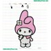 My Melody Embroidery Design 04