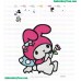 My Melody Embroidery Design 05