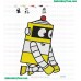 New Plex Yo Gabba Gabba Embroidery Design 02
