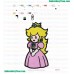 Paper Peach Embroidery Design