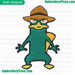 Perry The Platypus Innervated Embroidery Design