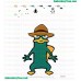 Perry The Platypus Innervated Embroidery Design