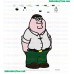 Peter Griffin Happy Embroidery Design