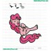 Pinkie Pie Laugh Embroidery Design