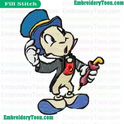 Pinocchio Embroidery Design 07