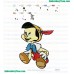 Pinocchio Embroidery Design 10