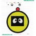 Plex Face Yo Gabba Gabba Embroidery Design