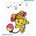 Popples Embroidery Design 03