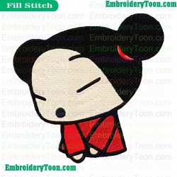 Pucca Embroidery Design 06
