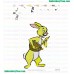 Rabbit Embroidery Design 05