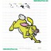 Rabbit Embroidery Design 06
