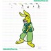Rabbit Embroidery Design 10