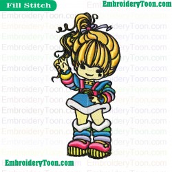 Rainbow Brite Embroidery Design 02