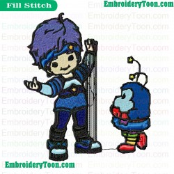 Rainbow Brite Embroidery Design 03