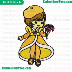 Rainbow Brite Embroidery Design 12