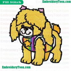 Rainbow Brite Embroidery Design 17