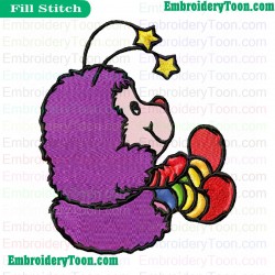 Rainbow Brite Embroidery Design 22