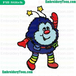 Rainbow Brite Embroidery Design 26