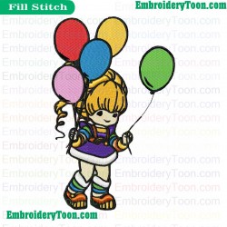 Rainbow Brite Embroidery Design 29