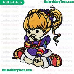 Rainbow Brite Embroidery Design 33