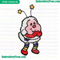 Rainbow Brite Embroidery Design 38