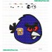 Raven Angry Bird Embroidery Design