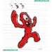Red Muno Yo Gabba Gabba Embroidery Design