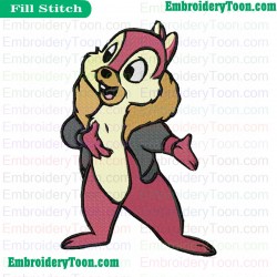 Rescue Rangers Embroidery Design 01