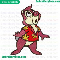 Rescue Rangers Embroidery Design 04