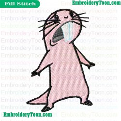 Rufus Kim Possible Embroidery Design