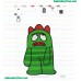 Sad Brobee Yo Gabba Gabba Embroidery Design
