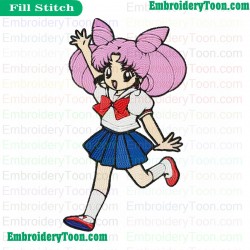Sailor Moon Embroidery Design 01