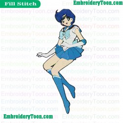 Sailor Moon Embroidery Design 03