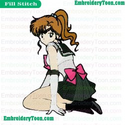 Sailor Moon Embroidery Design 04