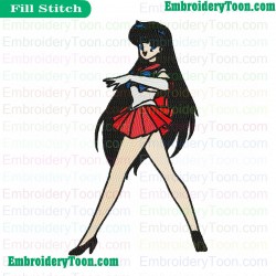 Sailor Moon Embroidery Design 05