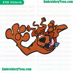 Scooby Doo Embroidery Design 08