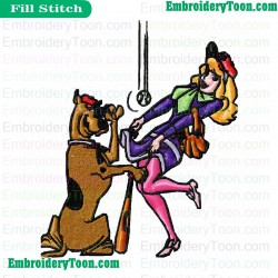 Scooby Doo Embroidery Design 11
