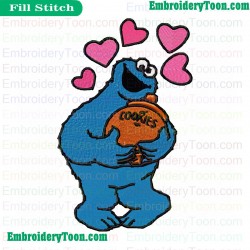 Sesame Street Embroidery Design 10