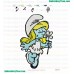 Smurfs Embroidery Design 05