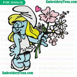 Smurfs Embroidery Design 11