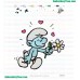 Smurfs Embroidery Design 12