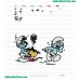 Smurfs Embroidery Design 15