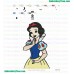 Snow White Embroidery Design 03