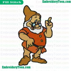 Snow White Embroidery Design 05